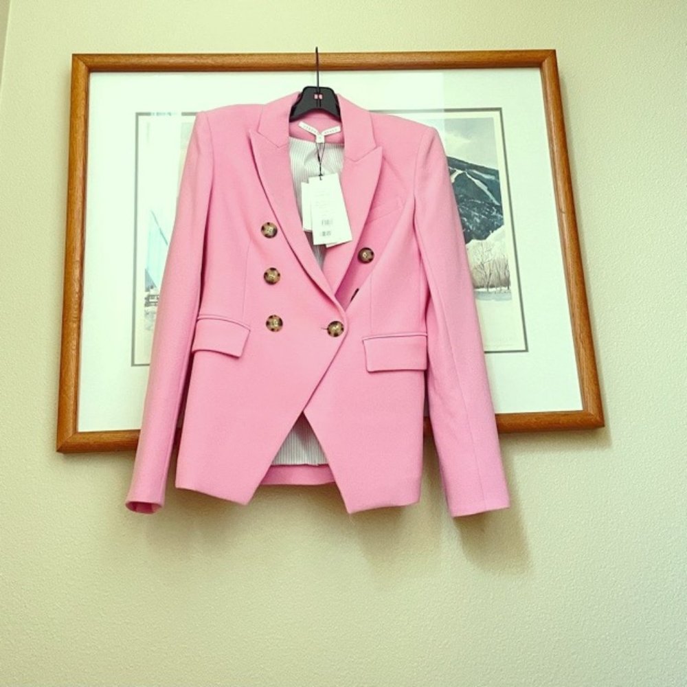 Veronica Beard Miller Dickey Jacket in Pink - Picture 3 of 5